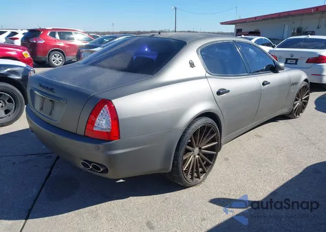 2005 Maserati Quattroporte из США, поврежденный, VIN ZAMCE39AX50017659